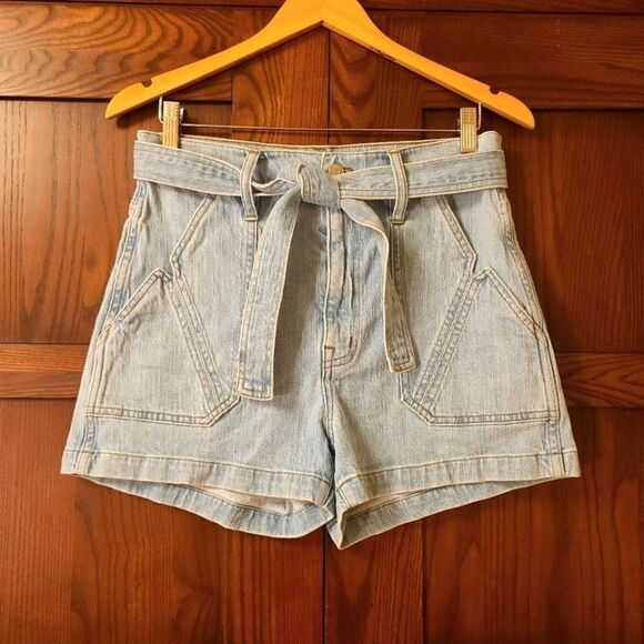 Madewell x Warm Tie High-Rise Denim Shorts Size 29 - Picture 3 of 9